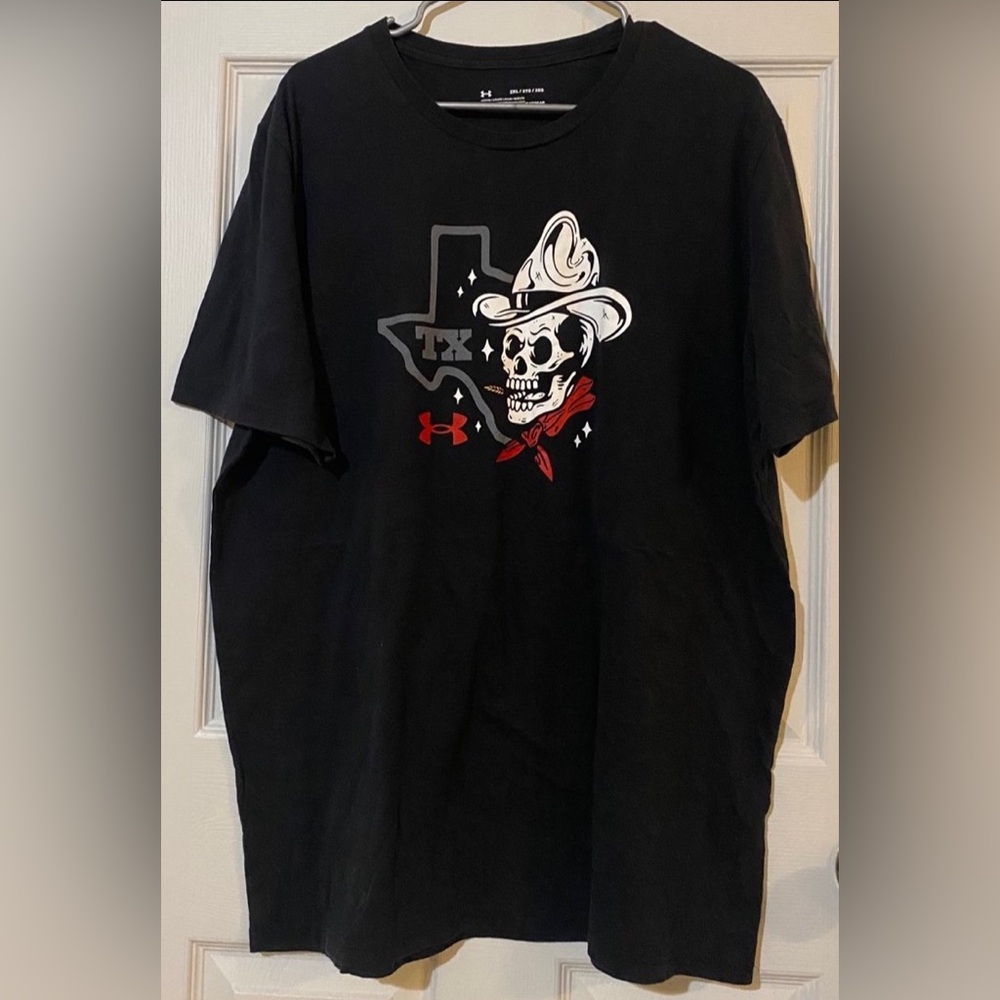 Under Armour Heatgear Texas Skull T-Shirt Men’s 2XL